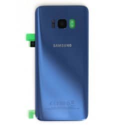 Vitre arrière pour Samsung Galaxy S8 Bleu Océan photo 2