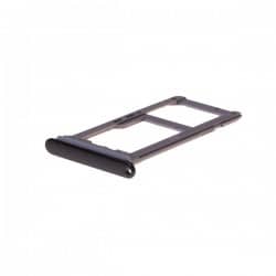Rack tiroir carte SIM et SD Noir Carbone pour Samsung Galaxy S8 Plus photo 2