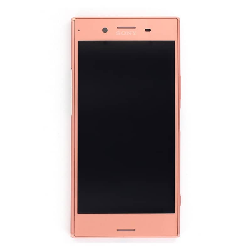 Bloc Ecran avec châssis pour Sony Xperia XZ Premium Rose photo 2