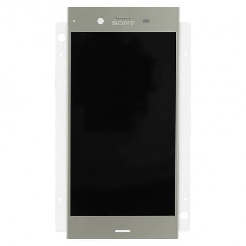 Ecran Argent avec Vitre et LCD prémontés pour Sony Xperia XZ1 photo 2