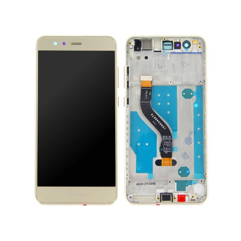 Bloc Ecran Or COMPLET prémonté sur chassis pour Huawei P10 Lite