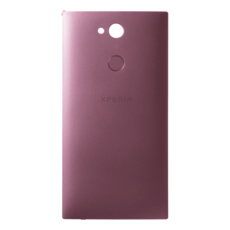 Coque arrière Rose avec lecteur d'empreinte pour Sony Xperia L2 et L2 Dual Sim