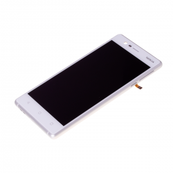 Bloc Ecran Blanc avec vitre et LCD prémontés sur châssis pour NOKIA 3 / 3 Dual sim Photo 4