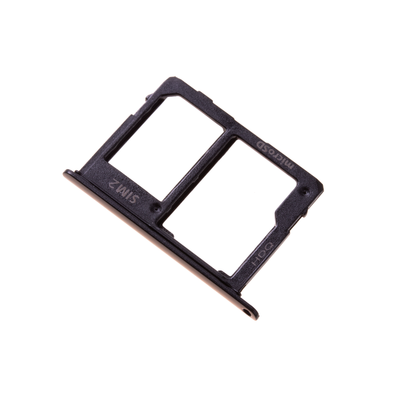 Rack tiroir pour cartes SIM et SD pour Samsung Galaxy A6 2018 et A6+ 2018 Noir Photo 1