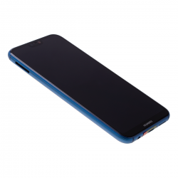 Bloc Ecran Bleu COMPLET prémonté sur chassis + batterie pour Huawei P20 Lite Photo 4