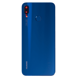 Vitre arrière Bleu d'origine avec lecteur d'empreintes pour Huawei P20 Lite Photo 1