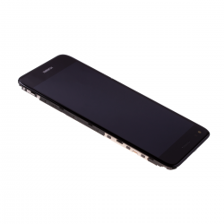 Bloc écran Noir COMPLET prémonté sur chassis + batterie pour Huawei Y6 Pro 2017 Photo 4