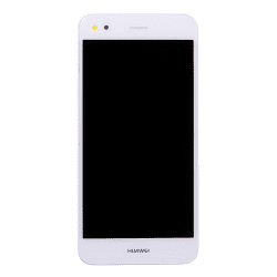 Bloc écran Blanc COMPLET prémonté sur chassis + batterie pour Huawei Y6 Pro 2017 Photo 2