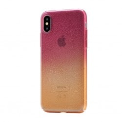 Coque de protection Devia orange et rouge pour iPhone X et XS photo 1