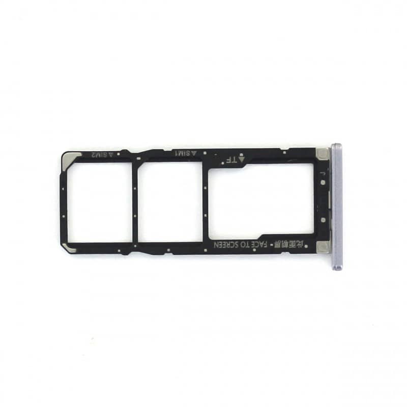 Rack tiroir cartes Double SIM et SD pour Xiaomi Redmi S2 Argent Photo 1