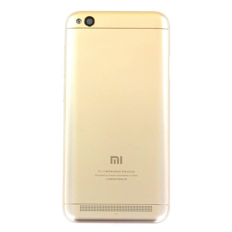 Coque arrière Or pour Xiaomi Redmi 5A Photo 1