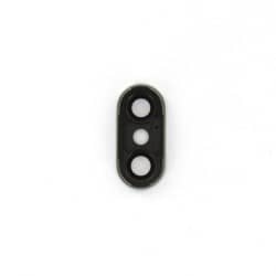 Lentille de protection pour iPhone XS avec bague métallique photo 2