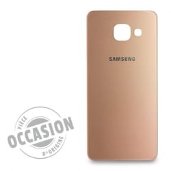 Vitre arrière Rose d'occasion pour Samsung Galaxy A3 2016 Photo 1