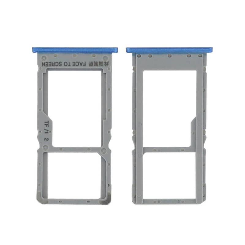 Rack tiroir carte SIM + Micro SD Bleu pour Xiaomi Redmi Note 6 Pro_photo1