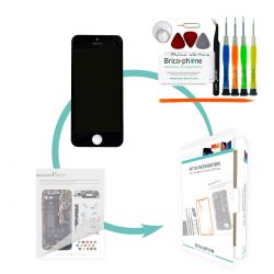 Kit de réparation Brico-phone avec écran NOIR iPhone 5S et SE  PREMIUM pré assemblé