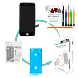 Kit de réparation Brico-phone avec écran NOIR iPhone 7 RAPPORT QUALITE / PRIX Pré assemblé