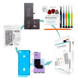 Kit de remplacement Brico-phone avec batterie identique à l'origine iPhone X