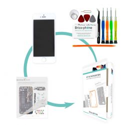 Kit de réparation Brico-phone avec écran Pré assemblé BLANC iPhone SE 2016 - Rapport Qualité / Prix