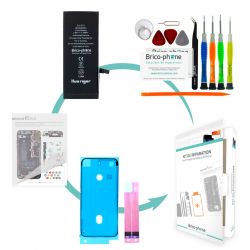 Kit de remplacement Brico-phone avec batterie Haute Capacité iPhone 7