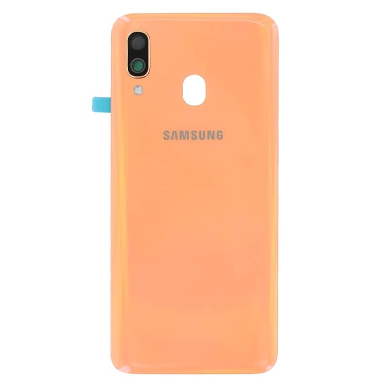 Vitre arrière Corail d'origine pour Samsung Galaxy A40 à remplacer avec Bricophone_photo1