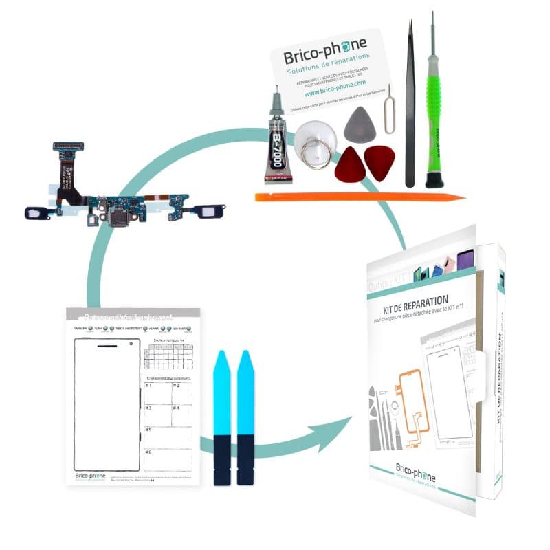 Kit de réparation Connecteur de charge Samsung Galaxy S7