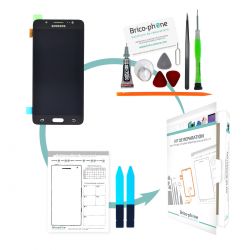 Kit de remplacement Ecran complet NOIR Samsung Galaxy J5 2016