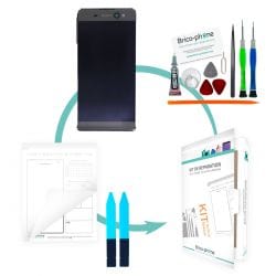 Kit pour remplacer l'écran NOIR vitre et LCD Sony Xperia XA ULTRA