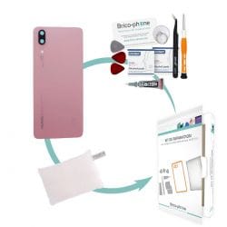 Kit de réparation Vitre arrière Rose Huawei P20