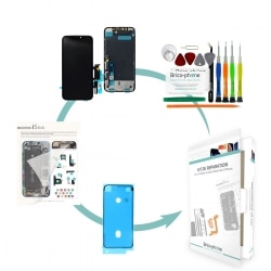 Kit de réparation Brico-phone Ecran NOIR iPhone XR Rapport Qualité/Prix pré-assemblé