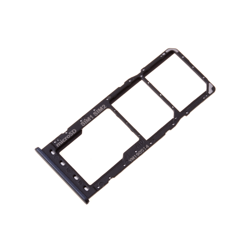 Rack SIM et SD pour Samsung Galaxy A10 Noir photo 0