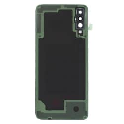 Remplacer la vitre arrière en plastique du Galaxy A70 noir par une pièce neuve d'origine avec Bricophone_photo2