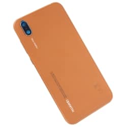 Coque arrière pour Huawei Y5 (2019) Cuir Marron photo 2