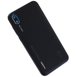 Coque arrière pour Huawei Y5 (2019) Cuir Noir photo 2