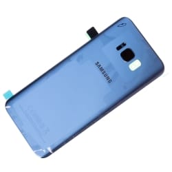 Vitre arrière originale de Samsung Galaxy S8 Plus Bleu photo 1