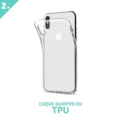 Pack Essentiel de Protection 3-en-1 pour Honor 9 - Étui étanche, film Hydrogel et coque Minigel photo 2