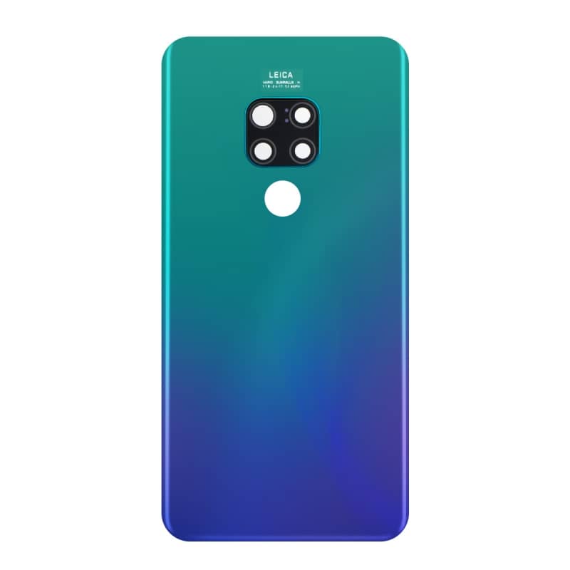 Vitre Arrière Compatible pour Huawei Mate 20 Aurora Blue photo 3