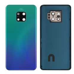 Vitre Arrière Compatible pour Huawei Mate 20 Pro Aurora Blue photo 2