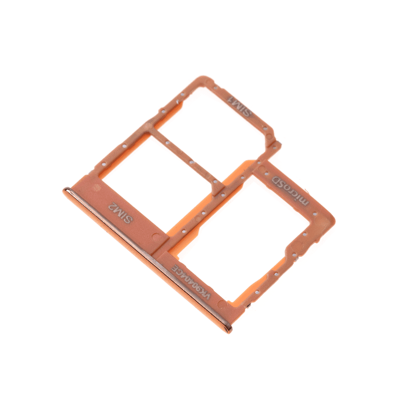 Tiroir SIM et carte SD pour Samsung SM-A405 Galaxy A40 - Corail photo 0