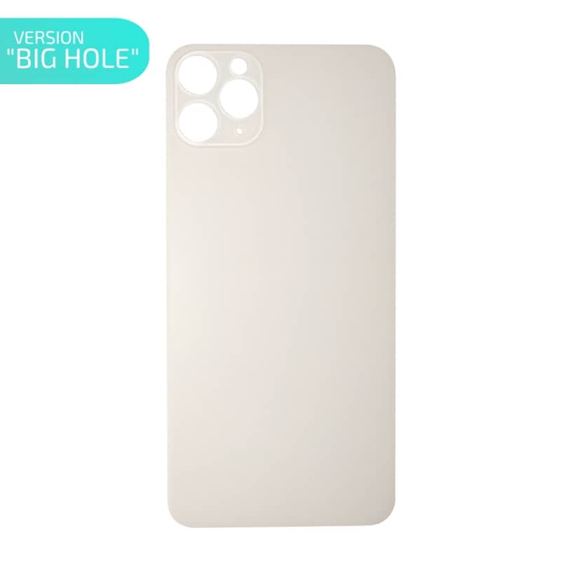 Vitre arrière neuve pour iPhone 11 Pro Max Blanc | Version BIG HOLE