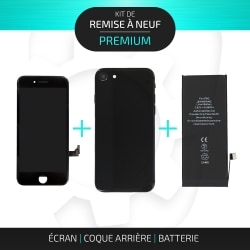 Kit de remise à neuf pour iPhone 8 Noir | PREMIUM