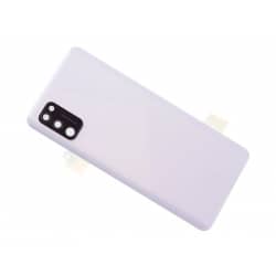 Vitre arrière pour Samsung Galaxy A41 Blanc Prismatique