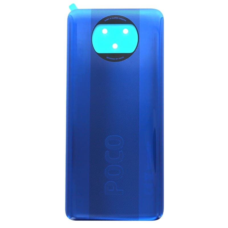 Vitre arrière pour Xiaomi Poco X3 Bleu_photo1