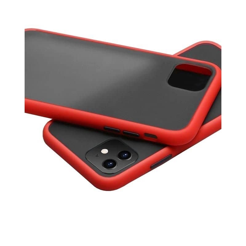 Housse Hybride pour Samsung S20 SM-G980 - Rouge photo 0