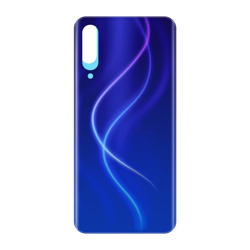 Vitre arrière compatible pour Xiaomi Mi A3 Bleu photo 1