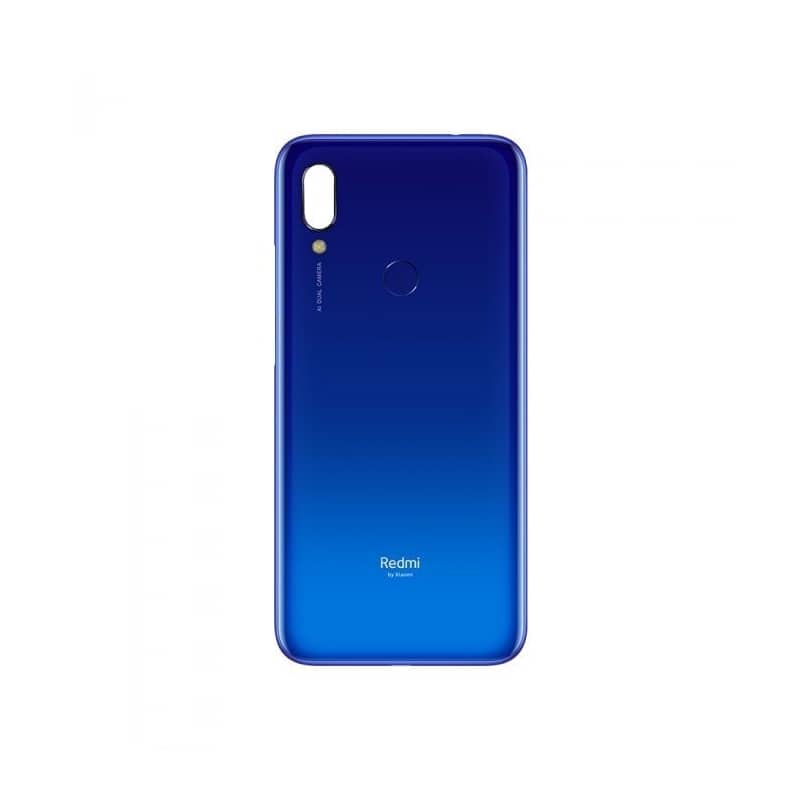 Vitre arrière d'origine pour Xiaomi Redmi 7 - Bleu photo 0