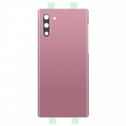 Vitre arrière compatible Samsung Galaxy Note10 Rose photo 1