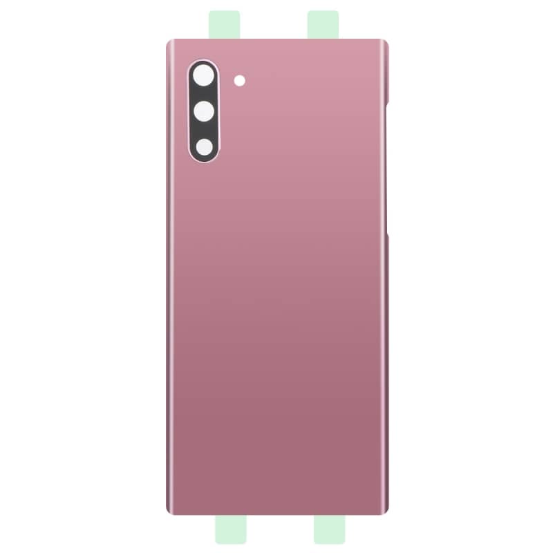 Vitre arrière compatible Samsung Galaxy Note10 Rose photo 1