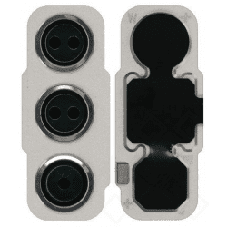 Châssis de la lentille de protection des caméras arrière pour Samsung Galaxy S21 FE Blanc