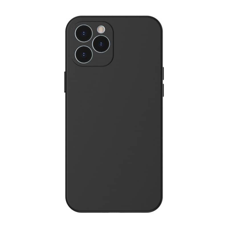 Coque Baseus en gel noire pour iPhone 12 Pro photo 0