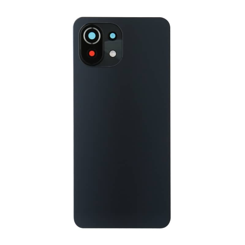 Vitre arrière compatible pour Xiaomi Mi 11 Lite 5G NE Noir photo 01